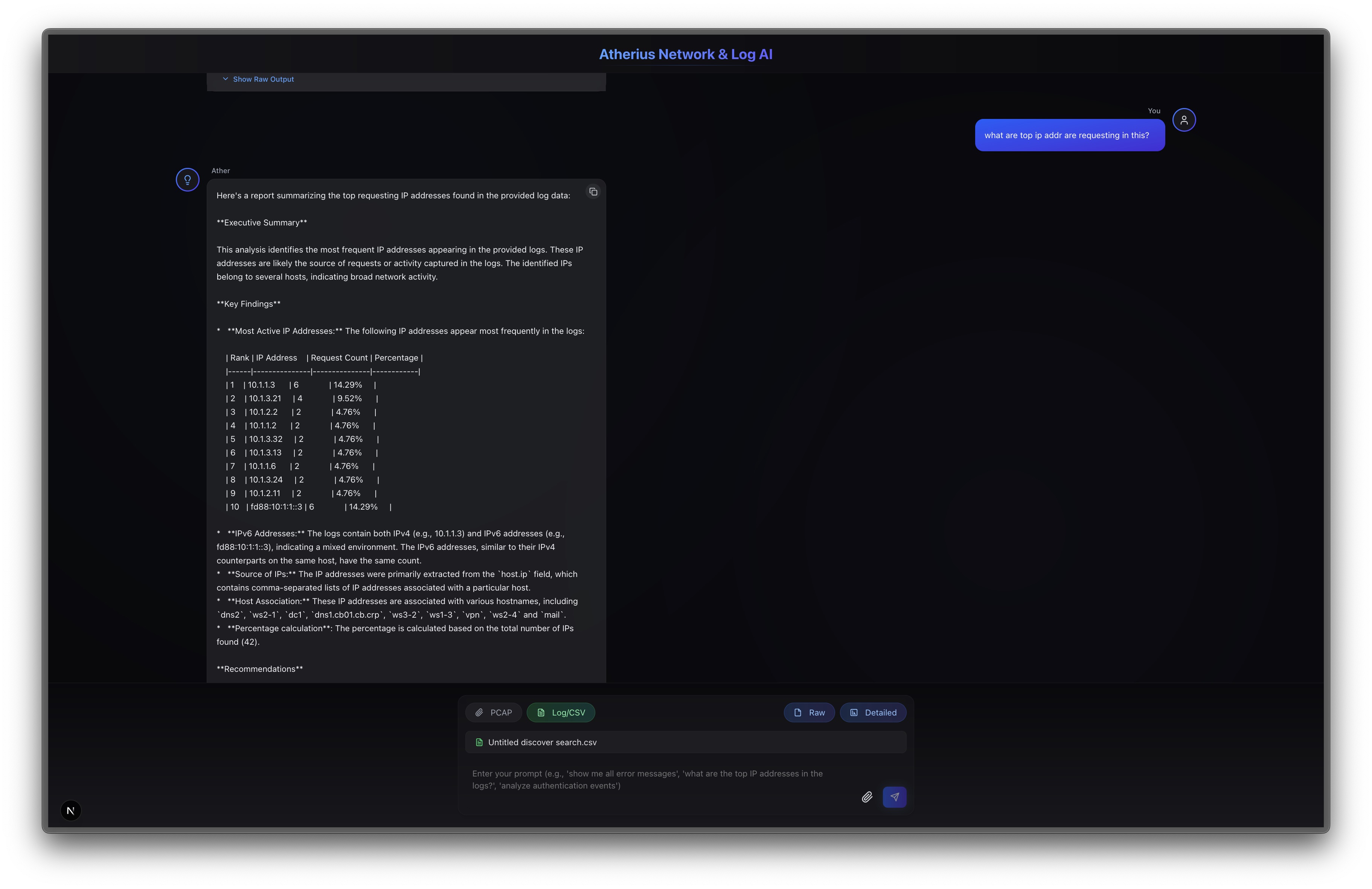 Atherius-AI Threat Hunting