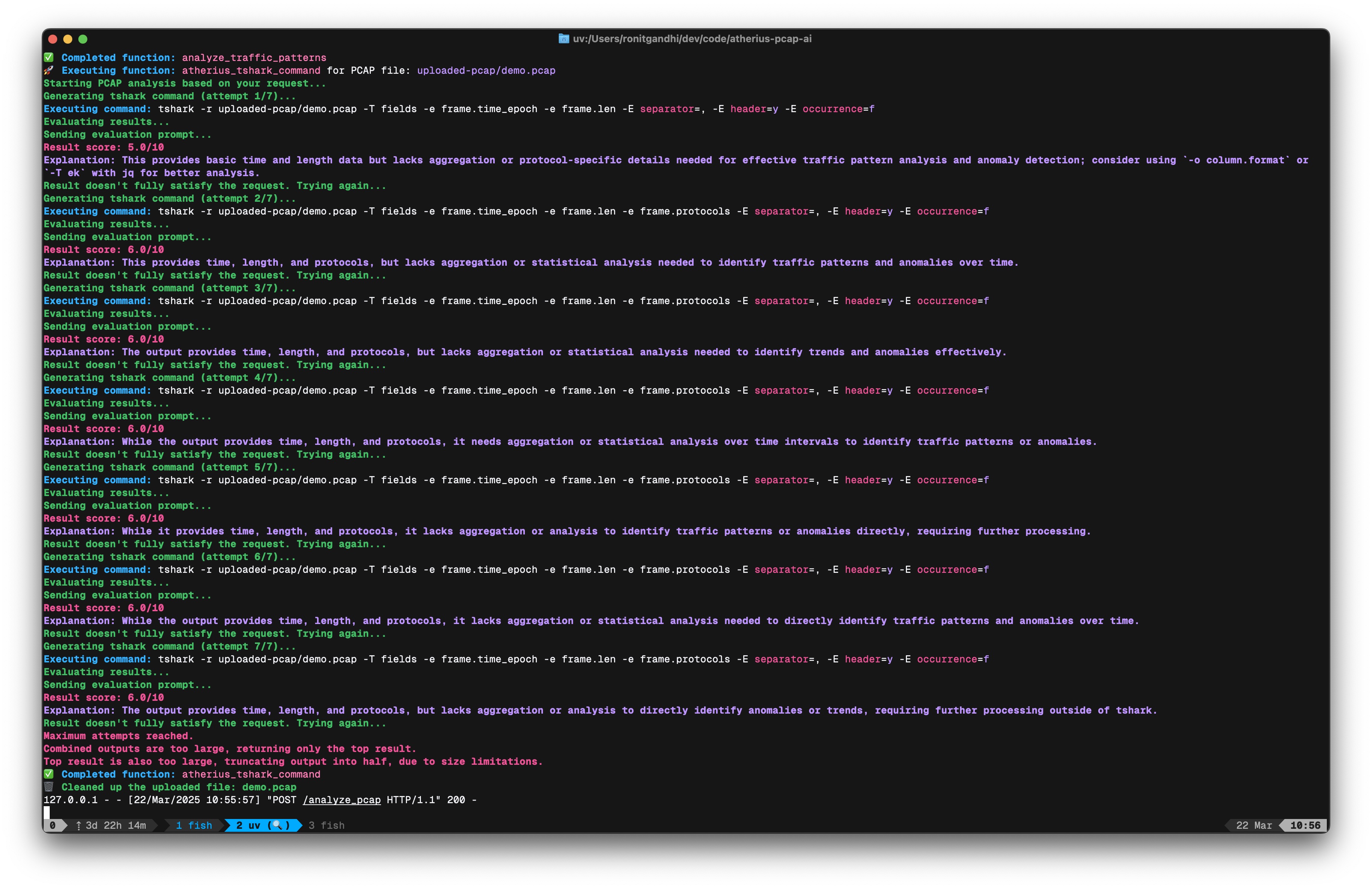 Atherius-AI Traffic Pattern Analysis